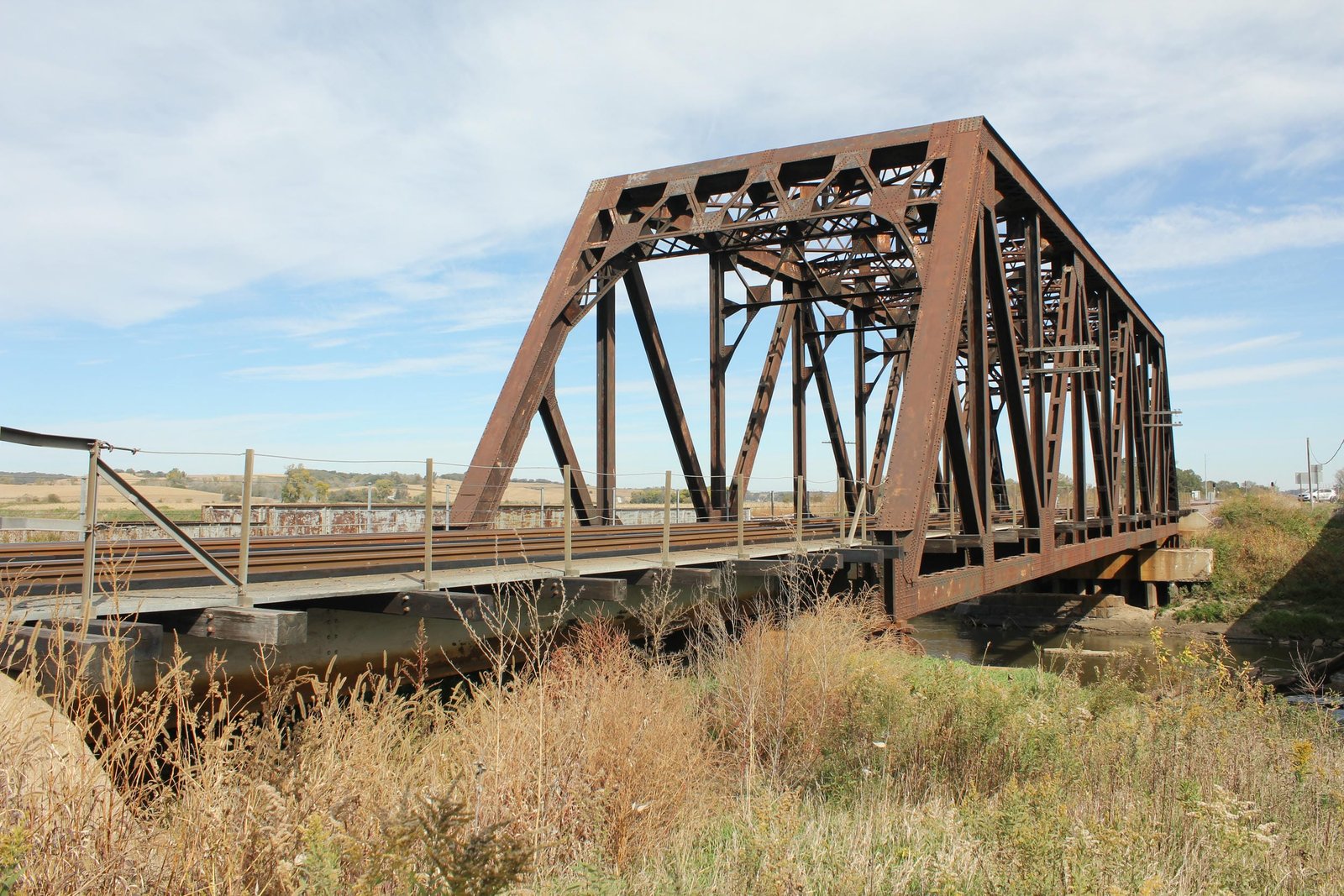 Looking east